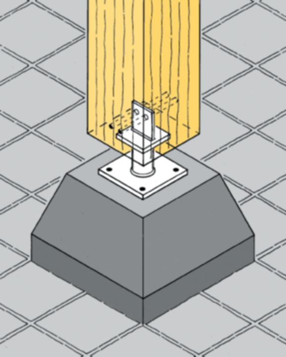 Produktbild Simpson Sst Stützenfuss (Stützenfuss)