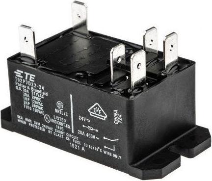 TE Connectivity Leistungsrelais T92 24VDC 30A