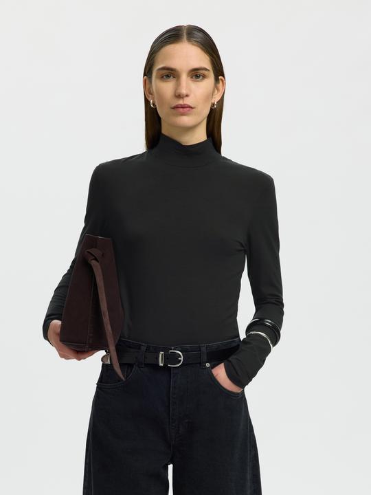 Produktbild Selected Basic High Neck Oberteil mit langen Ärmeln (S)