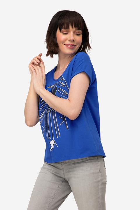 Image du produit Laurasøn T-Shirt, oversized, Print, Rundhals (S)