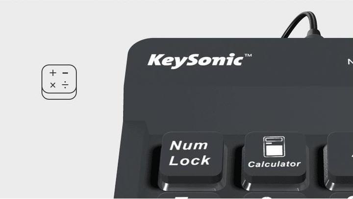 Actual product image KeySonic Ack-118 (Numeric keypad, Cable)