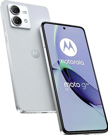 Actual product image Motorola Moto G84 (256 GB, Marshmallow Blue, 6.50", Hybrid Dual SIM, 5G)