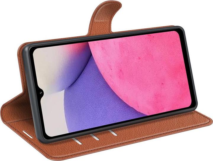Produktbild Cover-Discount Galaxy A33 5G - Leder Etui Hülle braun (Samsung Galaxy A33 5G)
