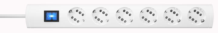 Produktbild Kopp 234202016 Innenraum 12AC-Ausgänge 3m Weiss Verlängerungskabel (12 x, CEE 7/3, 3 m)