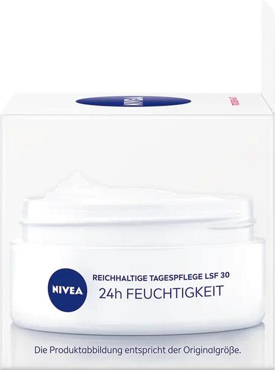 Actual product image NIVEA 24h Feuchtigkeit (50 ml, Day cream, SPF 30)