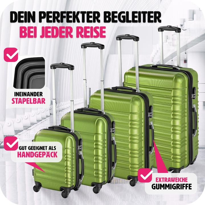 Actual product image tectake Hard case set (106 l)