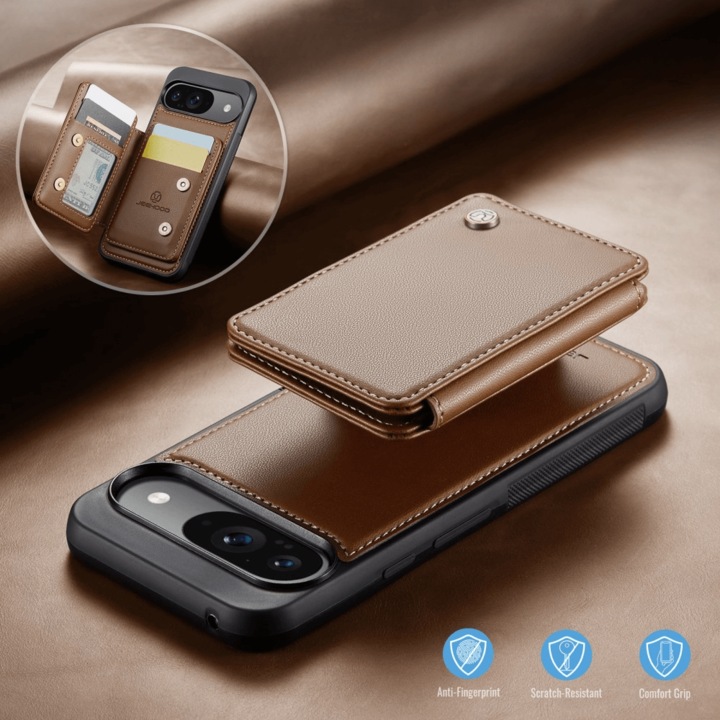 Produktbild Cover-Discount Google Pixel 9 / 9 Pro - 2-in-1 Backcover mit Kreditkarten-Etui (Google Pixel 9 Pro)