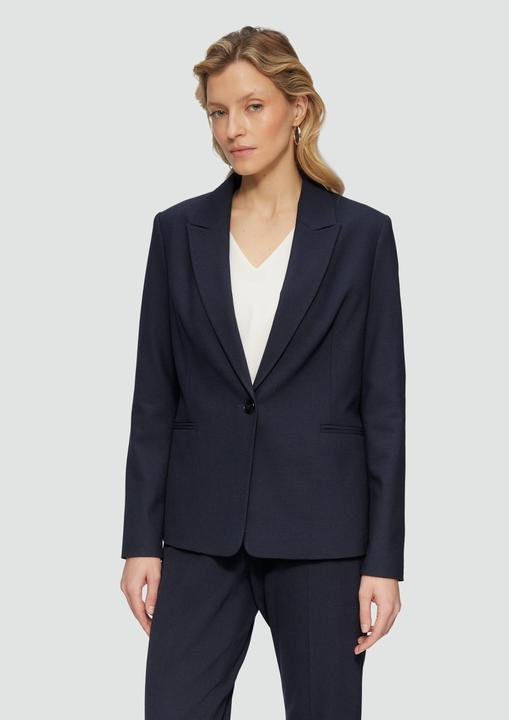 Actual product image S.Oliver Indoor-Blazer Taillierter Blazer mit Waffelpiqué-Struktur (34)