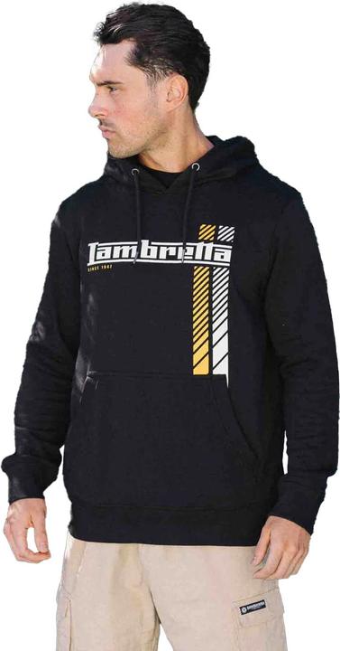 Immagine prodotto Lambretta SS25 Felpa con Cappuccio Striscia Da Corsa Uomo (XL)