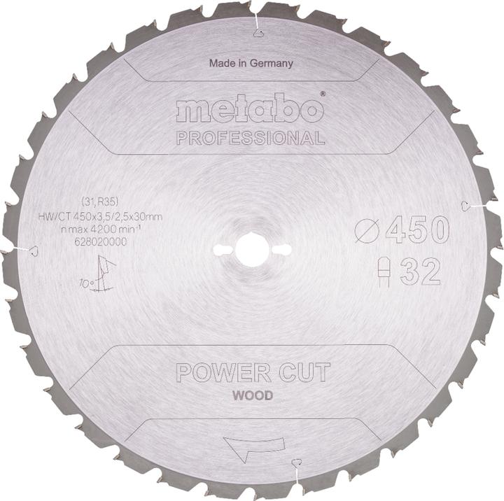 Productafbeelding Metabo Cirkelzaagblad HW/CT