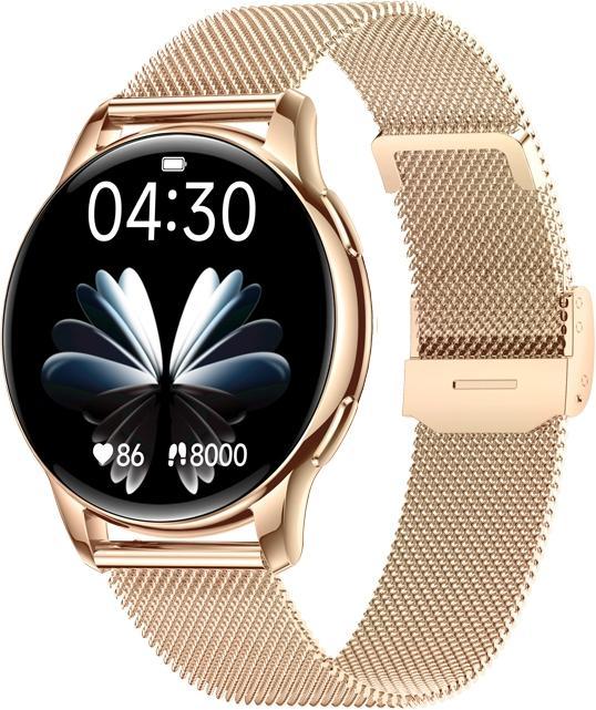 Actual product image Burga Veltori VT300-1 Damen-Smartwatch mit goldenem Armband