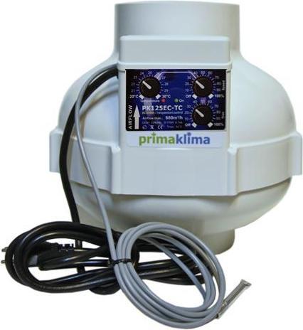 Prima Klima Rohr Ventilator EC-TC mit Drehregler