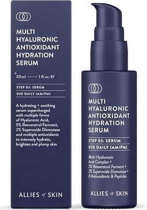 Actual product image Allies Of Skin Multi Hyaluronic Antioxidant Hydration Serum with Niacinamide (30 ml)