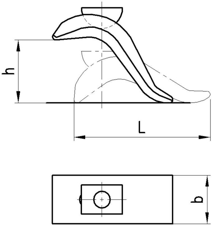 Produktbild Amf Spannpratze stufenlos verstellbar