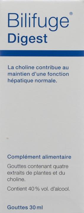 Valori nutrizionali e ingredienti Bilifuge Digest Tropfen (1 Pezzo/i, Goccia, 88 g)