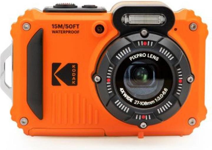 Kodak Unterwasserkamera WPZ2, orange 4x opt. Zoom, 15m, 16MP