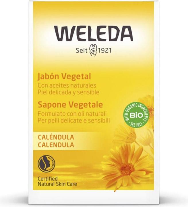 Actual product image Weleda Calendula plant soap, 100 g (Hard soap, 100 g)