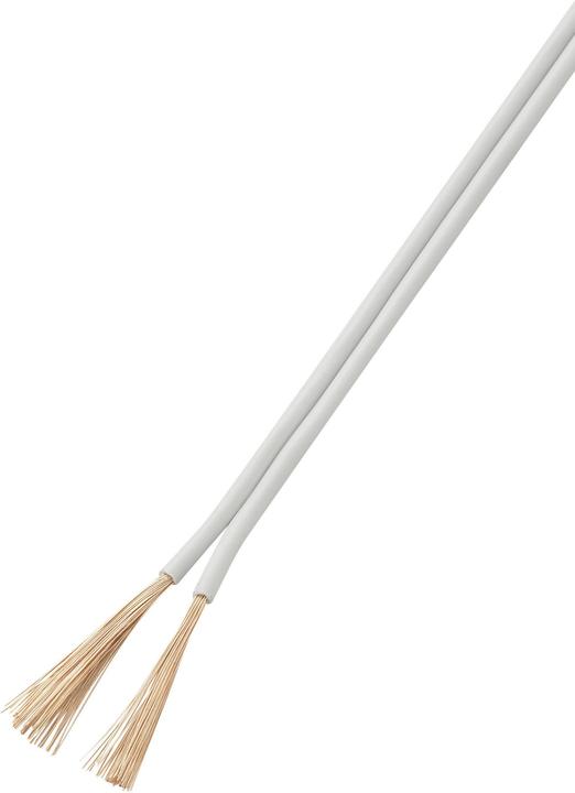 Image du produit Tru Components Toron 2 x 0.50 mm² Blanc 93030 (25 m)