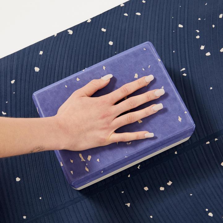 Actual product image Kimjaly Yoga block foam XL - blue