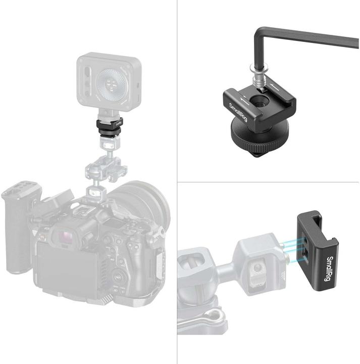 Actual product image SmallRig 4822 Wireless Microphone Support with Cold Shoe Mount (Various video accessories)
