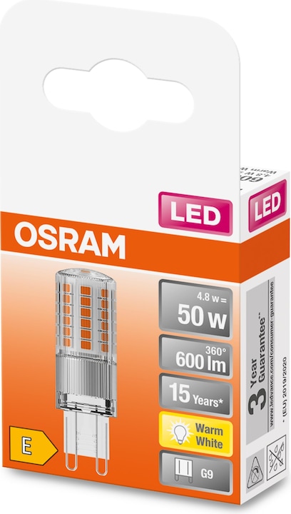 Produktbild Osram Led Pin (G9, 4.80 W, 600 lm, 1 x, E)
