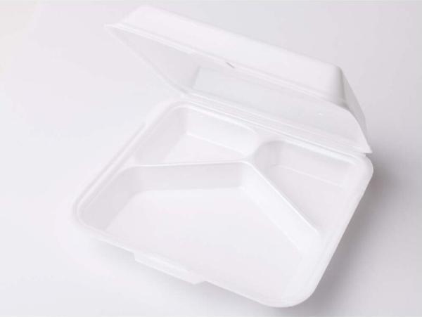 Antalis Skumbakke hvid 3-rums m/låg 240x215x70mm 300stk/pak - (300 pcs.)