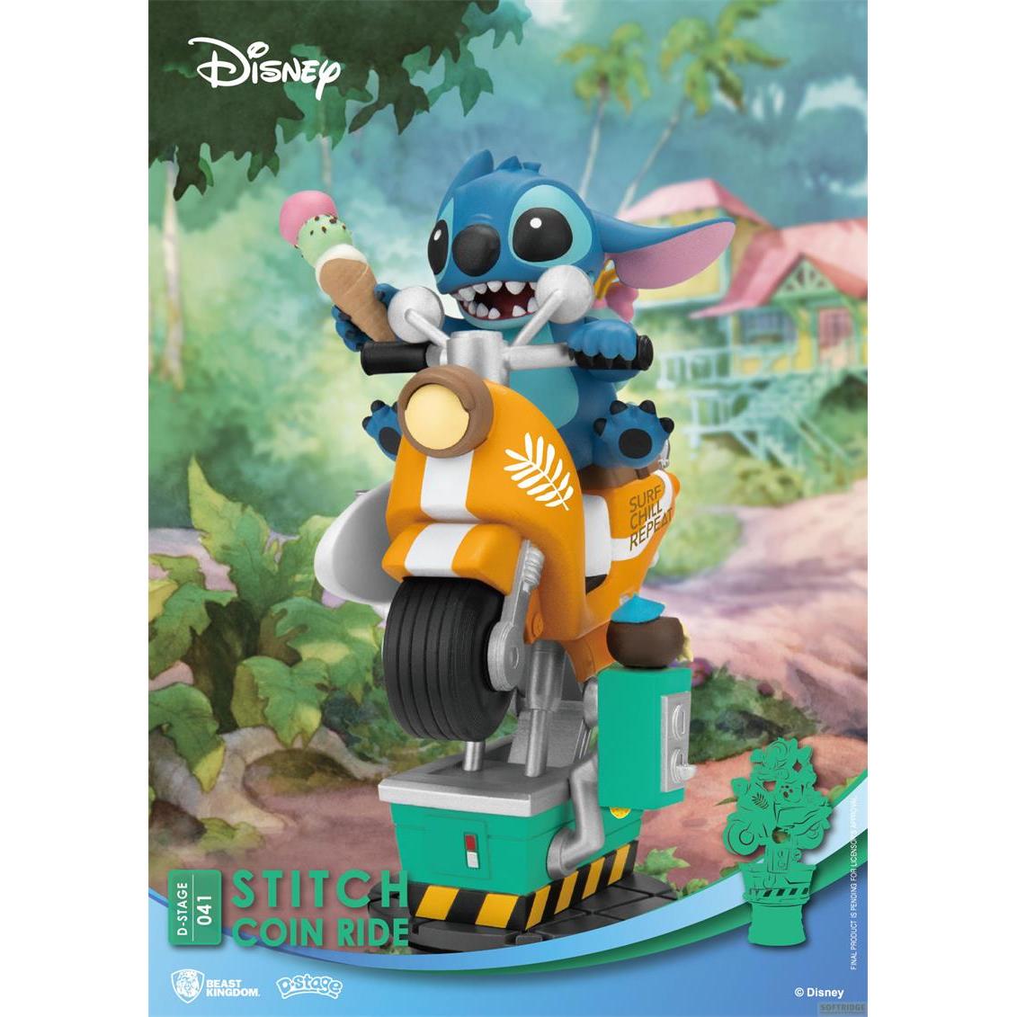 Thumbnail - Beast Kingdom Disney D-Stage PVC Diorama Stitch Coin Ride 16 cm