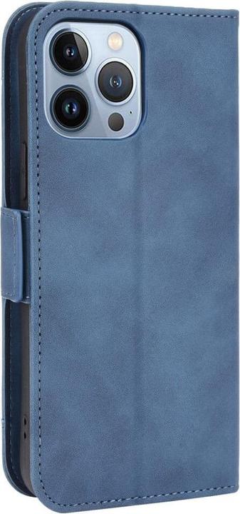 Produktbild Cover-Discount iPhone 14 - Etui mit vielen Kartenfächer blau (Apple iPhone 14)