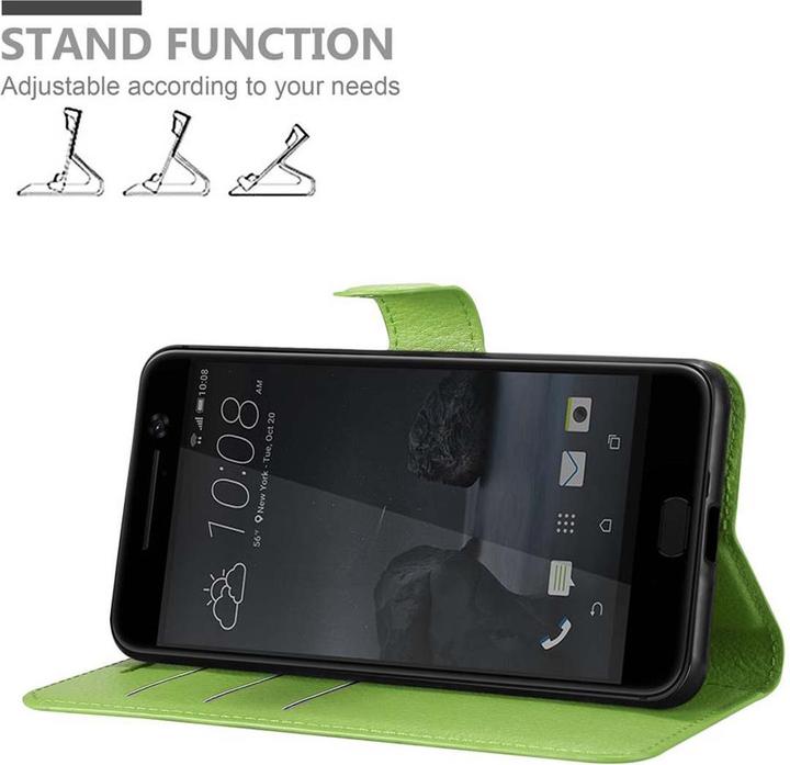 Actual product image Cadorabo Book with stand function cover (HTC One M10)