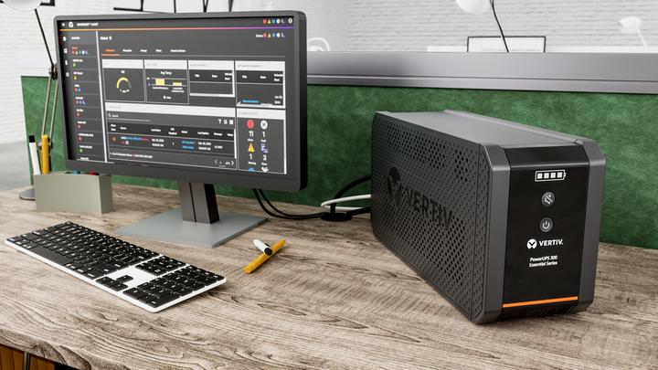 Actual product image Vertiv PSA6E-600IT-IEC, Line-Interaktiv, 0,6 kVA, 315 W, Sine, 140 V, 290 V (600 VA, 315 W, Line-interactive UPS)