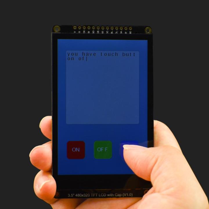Actual product image DFRobot Fermion 3.5 Inch TFT LCD Capacitive Touchscreen with MicroSD Slot 480x320
