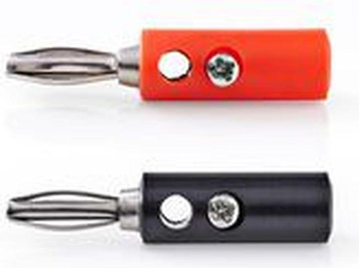 Produktbild Nedis Bananestecker | gerade | Stecker | Vernickelt | Schraube | Kabeleingangsdurchmesser: 4.5 mm |