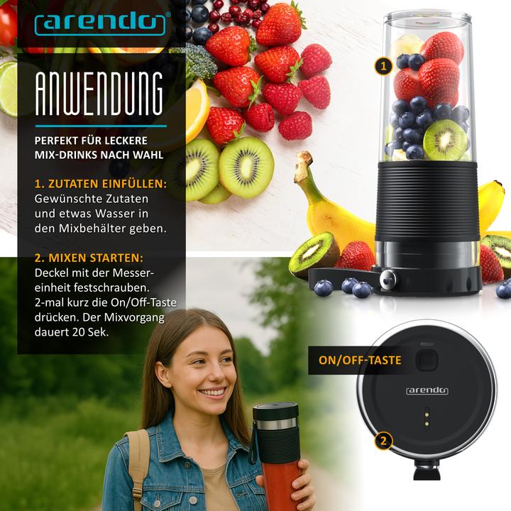 Actual product image Arendo Smoothie Maker (100 W)