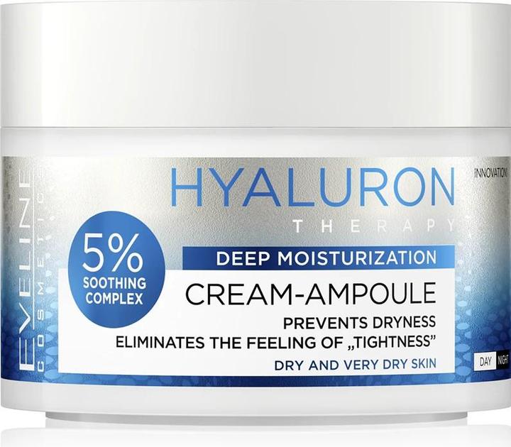 Immagine prodotto Eveline Hyaluron Crema Idratante Profonda-Ampoule 5% Complesso Lenitivo 50ml (50 ml)
