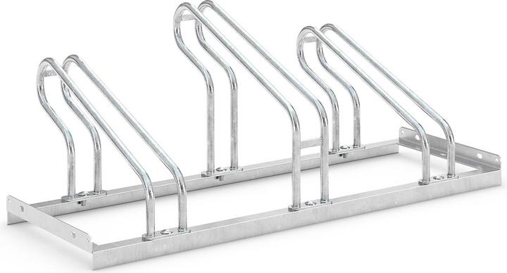 Produktbild eurokraft pro Fahrradständer, Bügel aus 18 mm Stahlrohr