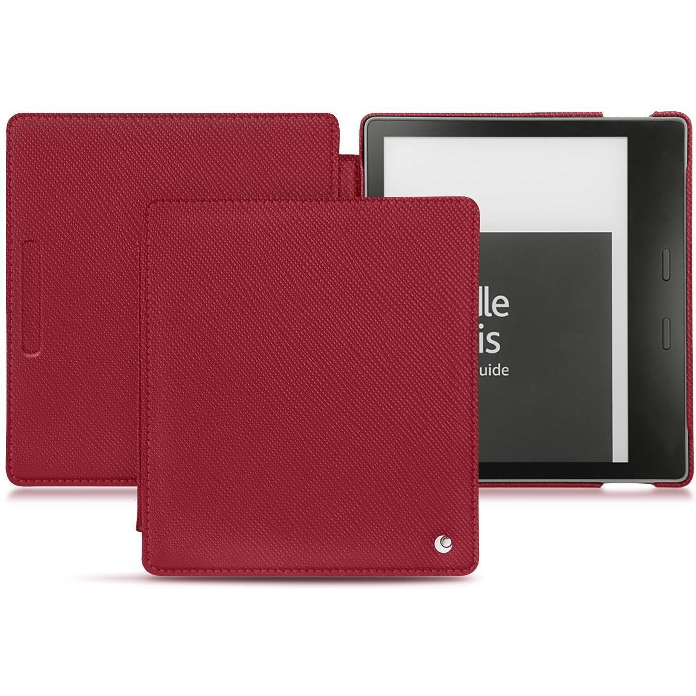 Noreve Lederschutzhülle horizontal, eReader Zubehör, Rot