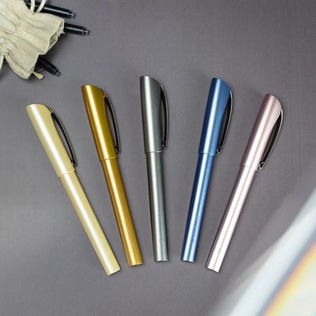 Actual product image Schneider 168623 Ceod Shiny fountain pen (right- and left-handed, M-nib, incl. ink cartridge royal blue) (Blue, 1 x)
