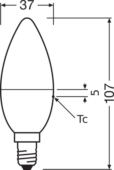 Immagine prodotto Osram LED STAR+ CLB RGBWFR 40 DIM via rem. con 5,5W/827 E14 470LM 2er BOX (E14, 470 lm, 2 x)