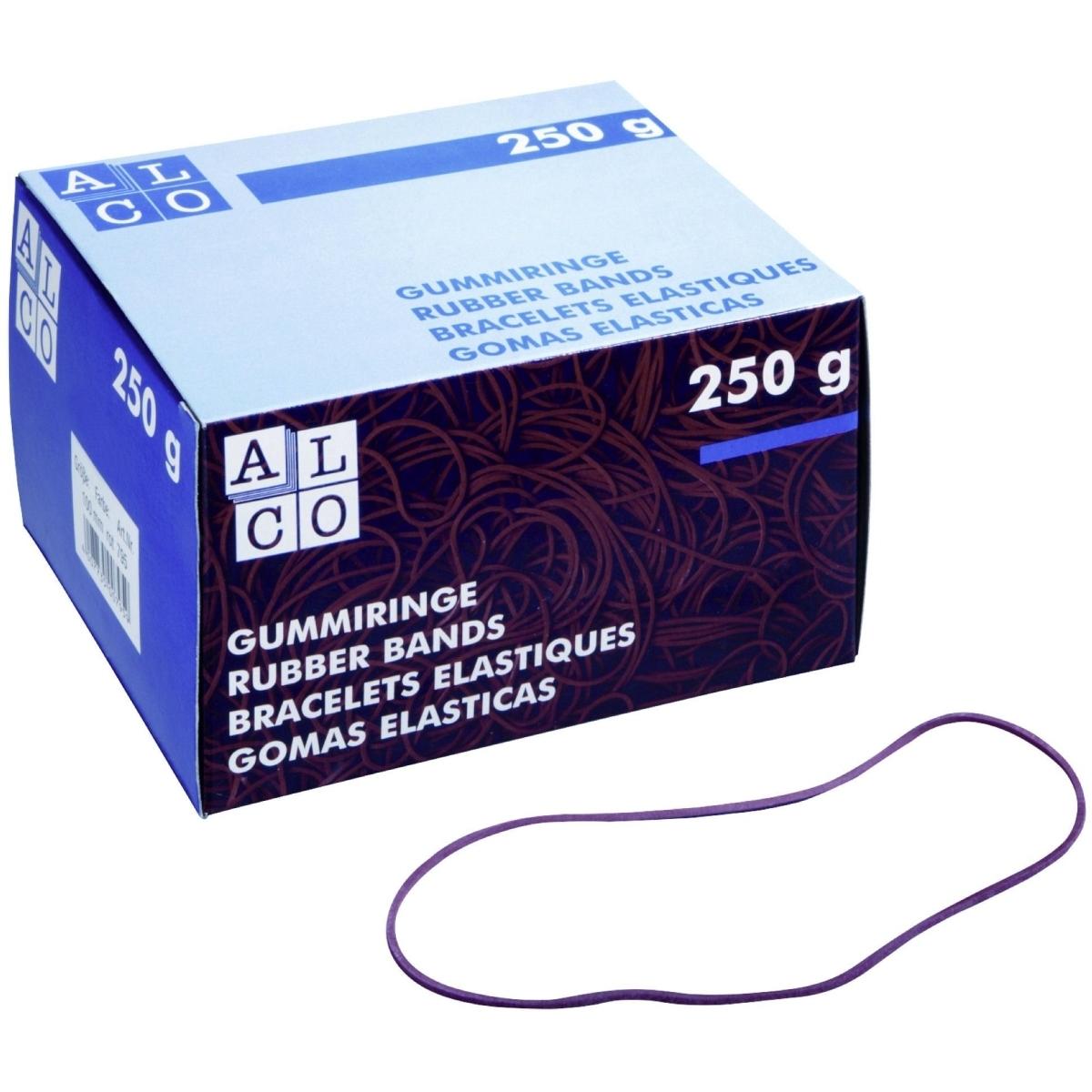 Alco, Gummiband, Gummiring Naturkautschuk 85mm rot 250g (1 Stk.)