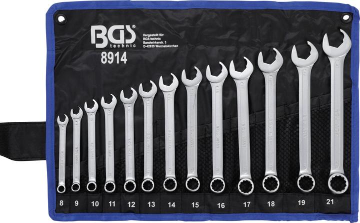 Actual product image BGS Combination spanner set (19 mm, 12 mm, 14 mm, 16 mm, 10 mm, 21 mm, 18 mm, 17 mm, 11 mm, 15 mm, 8 mm, 9 mm, 13 mm, 20 mm)