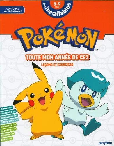 Image du produit Pokémon : toute mon année de CE2, leçons et exercices : 8-9 ans (Français, Collectif, 2025)