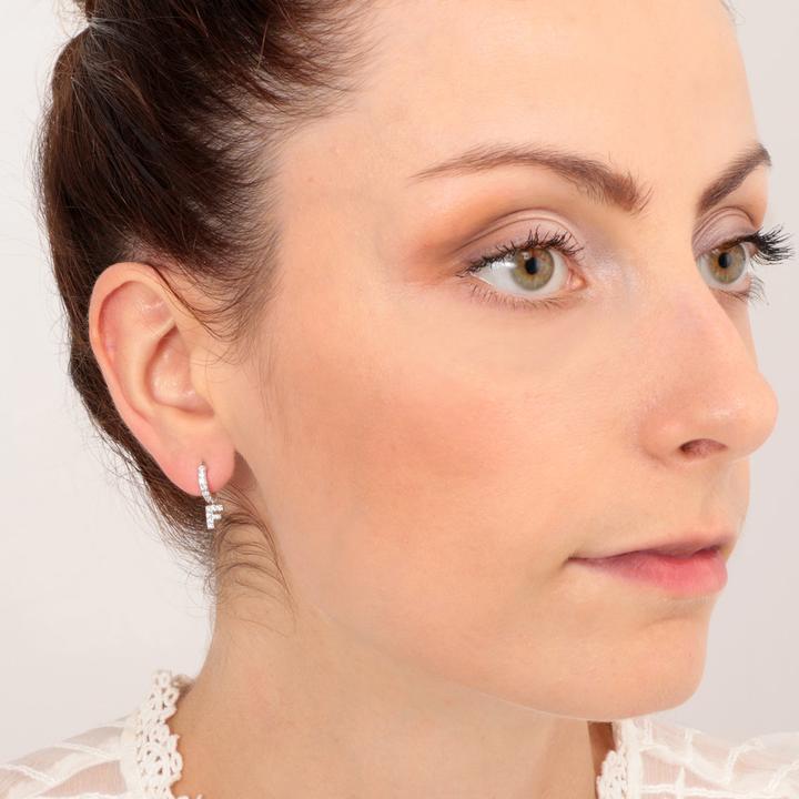 Produktbild La Petite Story Letter F Einzel Ohrring (Messing)