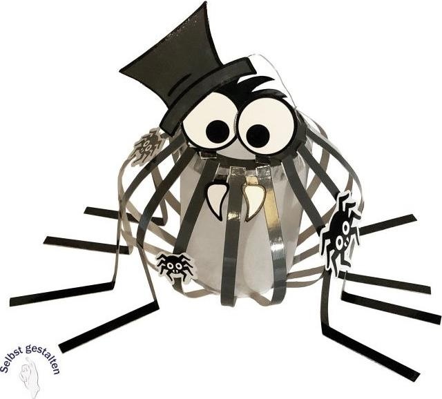 Actual product image Tib Lanterns craft set spider black