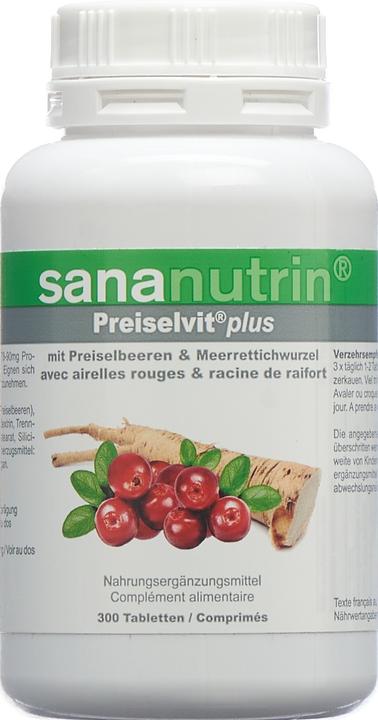 Actual product image Sananutrin Preiselvit plus tablet (300 Piece, Pills, 196 g)