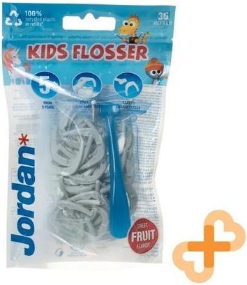 Actual product image Jordan Kids Flosser Dental floss for children 5+ 1pack-36pcs