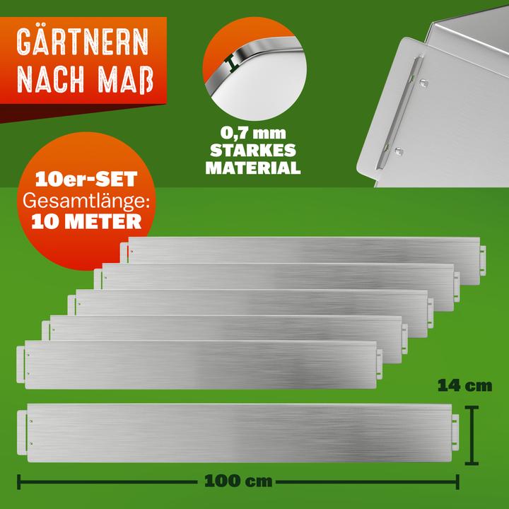 Image du produit Gardebruk Bordure de jardin métal (2500 cm)