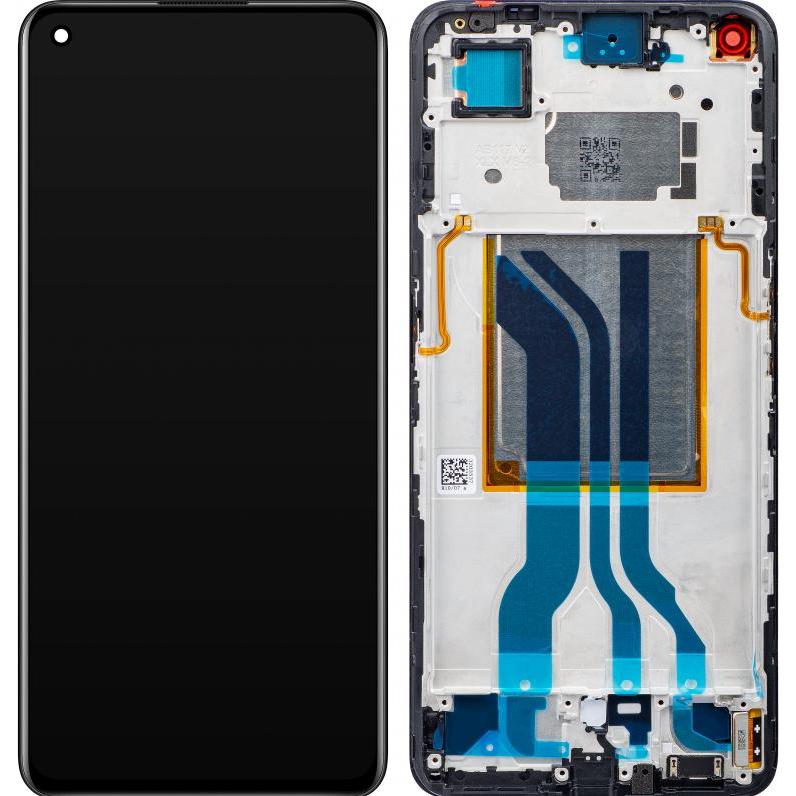 realme Display Unit für GT Neo2, Schwarz (Display, Realme GT Neo 2), Mobilgerät Ersatzteile, Schwarz