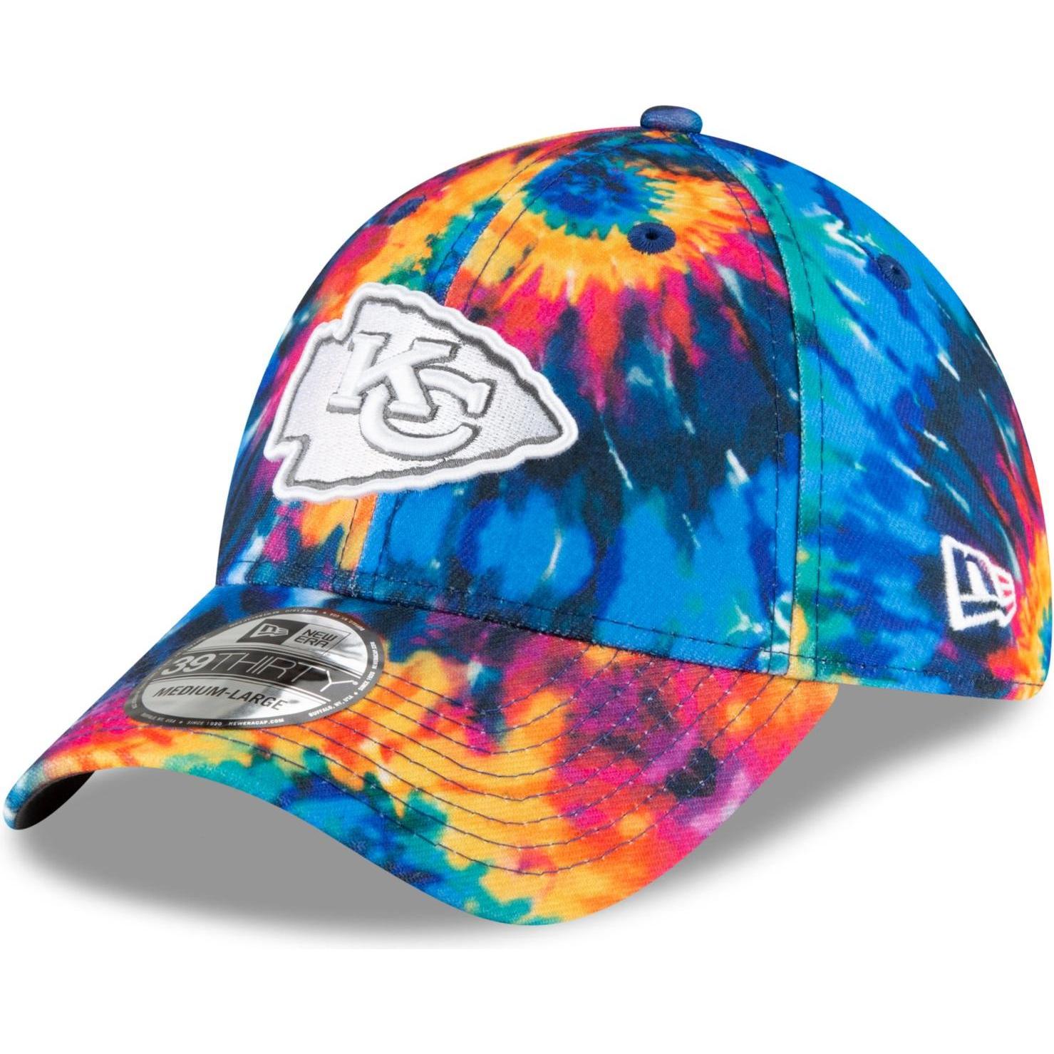 New Era, Herren, Cap, 39Thirty Stretchfit NFL Crucial Catch 2020, Mehrfarbig, (L)