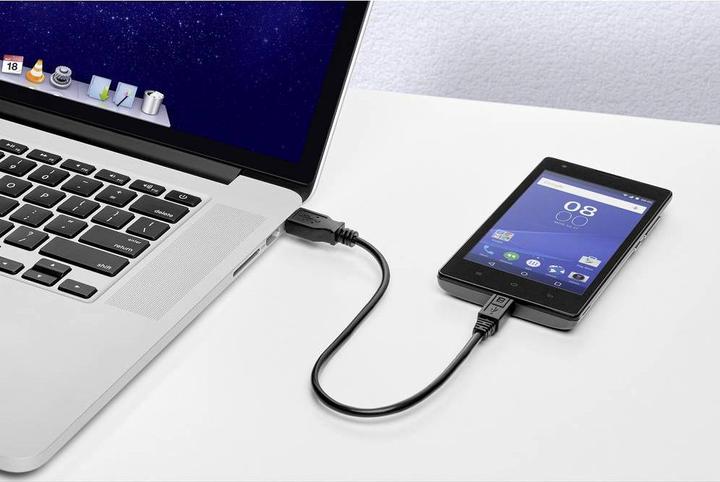 Image du produit Renkforce Câble USB 2.0 (1x USB 2.0 plug A (0.30 m, USB 2.0, 2.50 W)