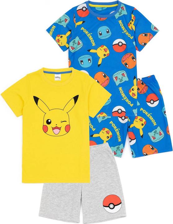 Produktbild Pokémon Schlafanzug mit Shorts (2erPack) (110)